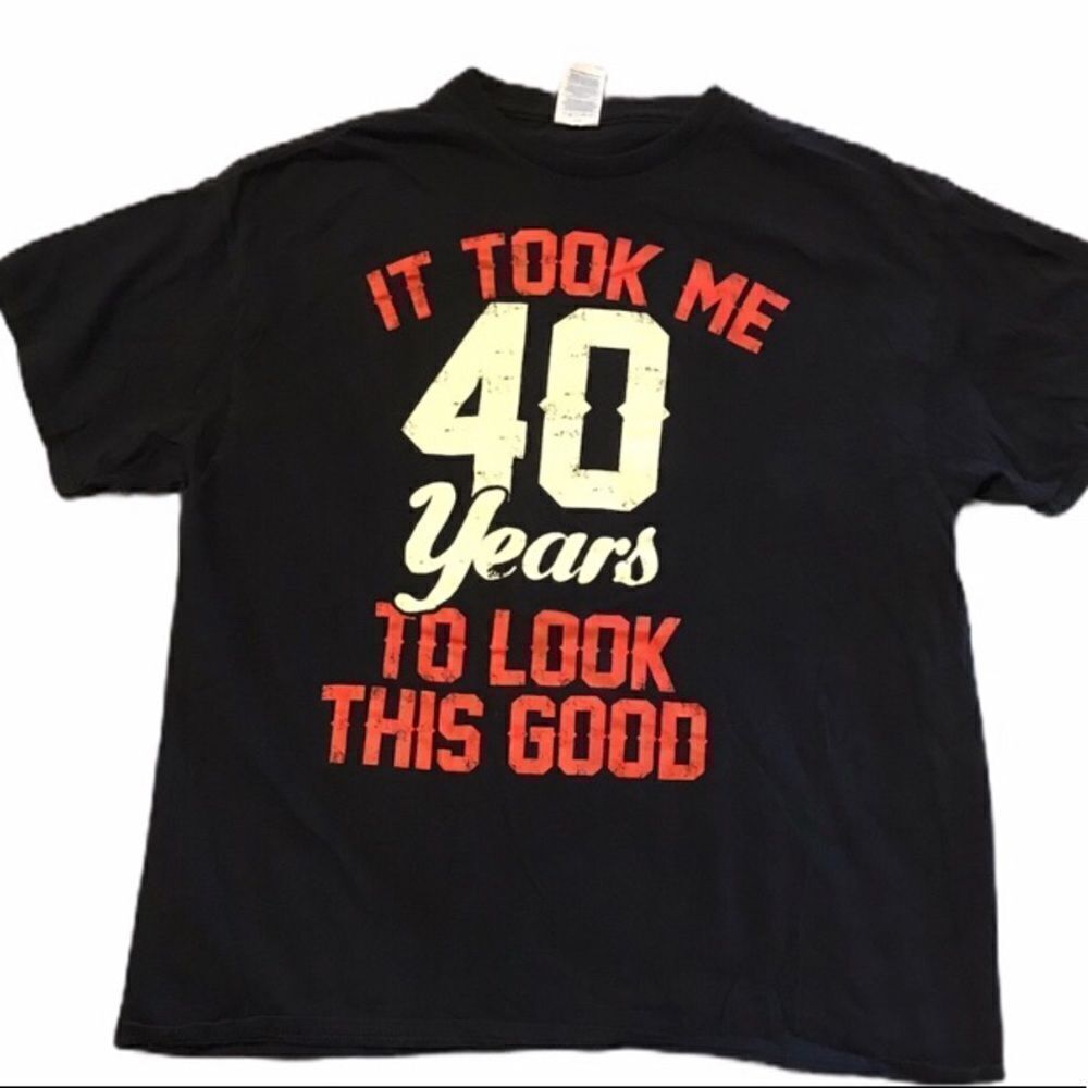 Delta Pro Weight Black XL “40” T-Shirt